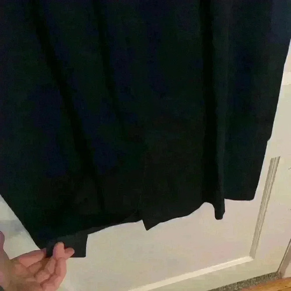 LaVia18 Navy Linen Like Cotton Dress, Italian size 46, Women’s Size 10 - Picture 12 of 13